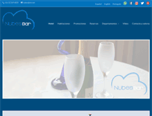 Tablet Screenshot of hotelnubesbar.com